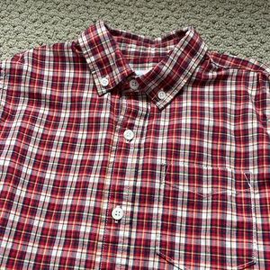 Button down GAP Kid's plaid shirt